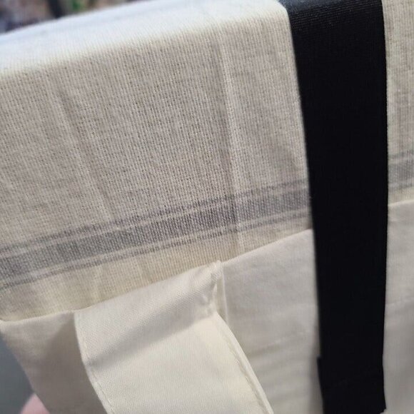 Hearth & Hand with Magnolia Tick Stripe with Contrast Hem Duvet & Sham Set, Twin - Picture 4 of 5